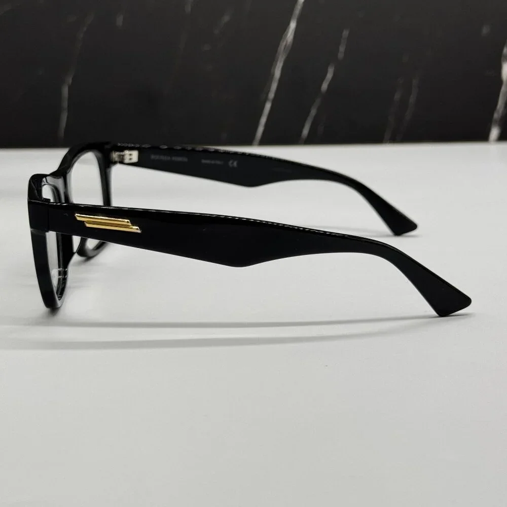 NEW BOTTEGA VENETA BV1120OA 001 BLACK SQUARE WOMEN EYEGLASSES